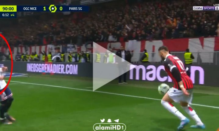 Piłkarz Nicei robi sztuczkę w ostatnich sekundach meczu, a Neymar... [VIDEO]